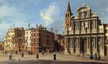 Canaletto Painting - santa maria zobenigo Canaletto